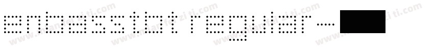 enbasstbt regular字体转换